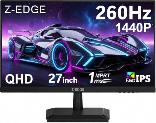 ゲーミングモニタ 260hz Z Z-Edge ゲーミングモニター 27型 260Hz IPS WQHD(25… | モニター