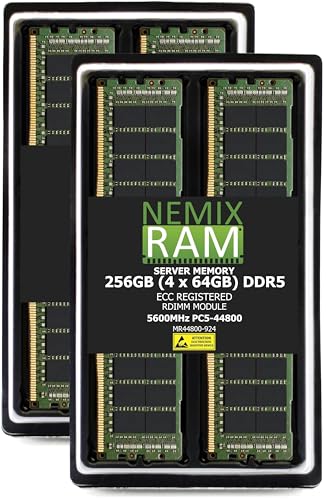 256GB 4X64GB DDR5 5600MHZ PC5-44800 2Rx4… ¥2,346,426 | メモリ