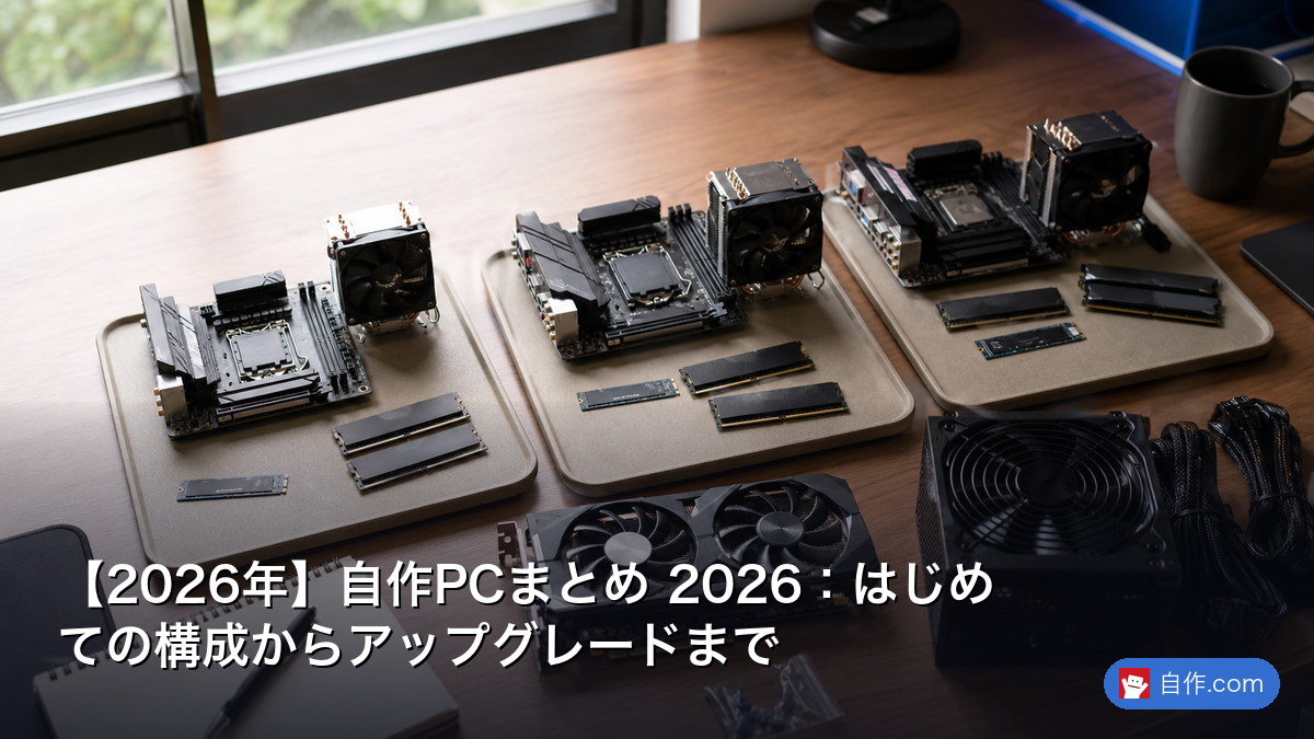 2026年最新版】ワークステーションPC自作 - プロ向け|初心者必見 