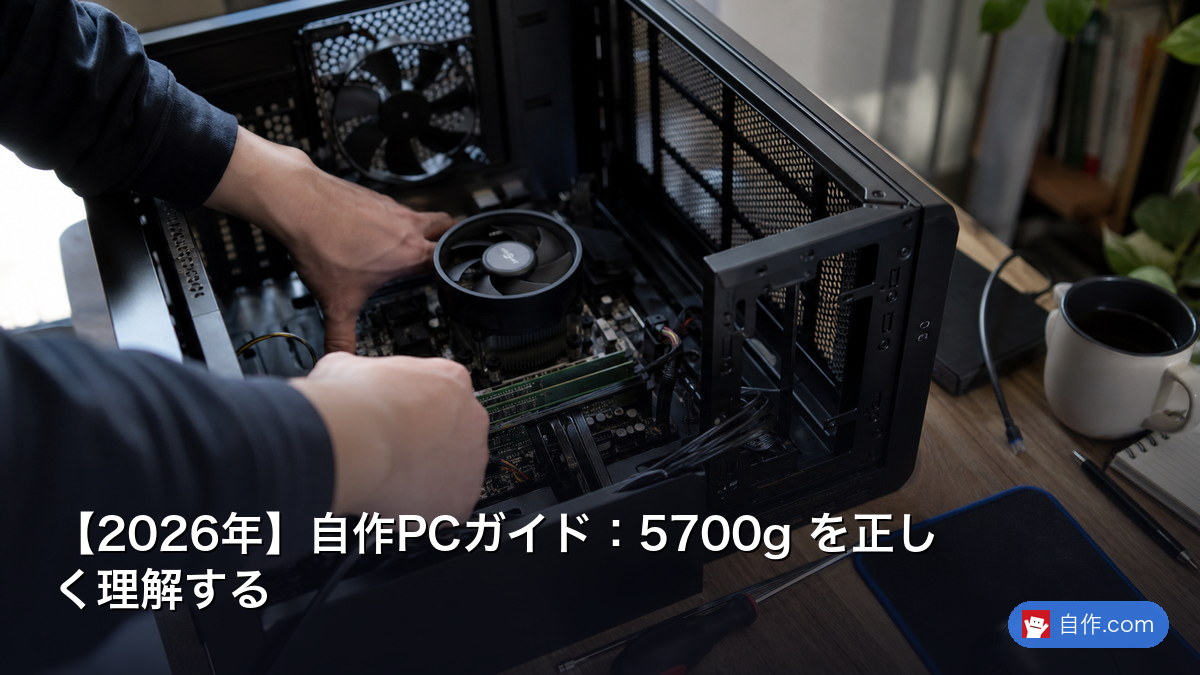 2026年】自作PCガイド：5700g を正しく理解する | 自作PC関連記事