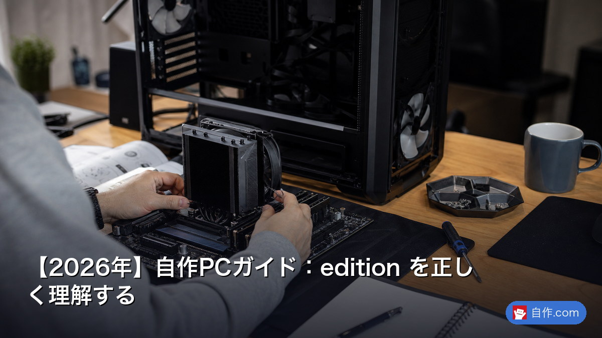 2026年】自作PCガイド：edition を正しく理解する | 自作PC関連記事