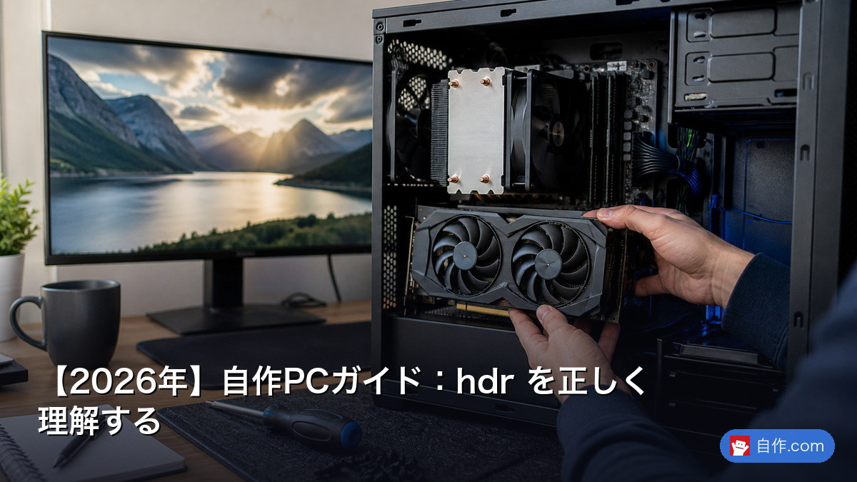 2026年】自作PCガイド：hdr を正しく理解する | 自作PC関連記事 - 自作.com