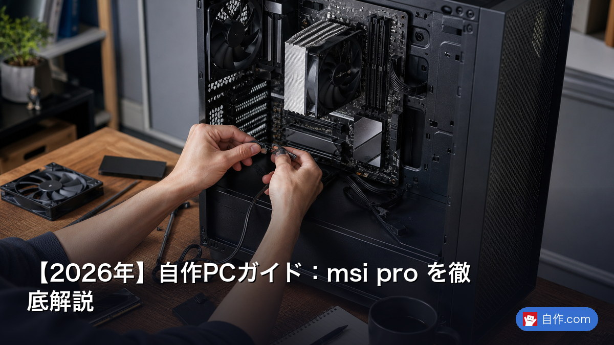 2026年】自作PCガイド：msi を正しく理解する | 自作PC関連記事 - 自作.com
