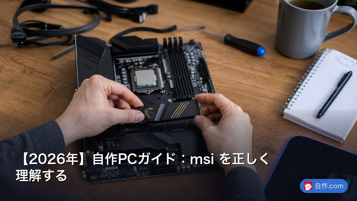 2026年】自作PCガイド：msi を正しく理解する | 自作PC関連記事 - 自作.com