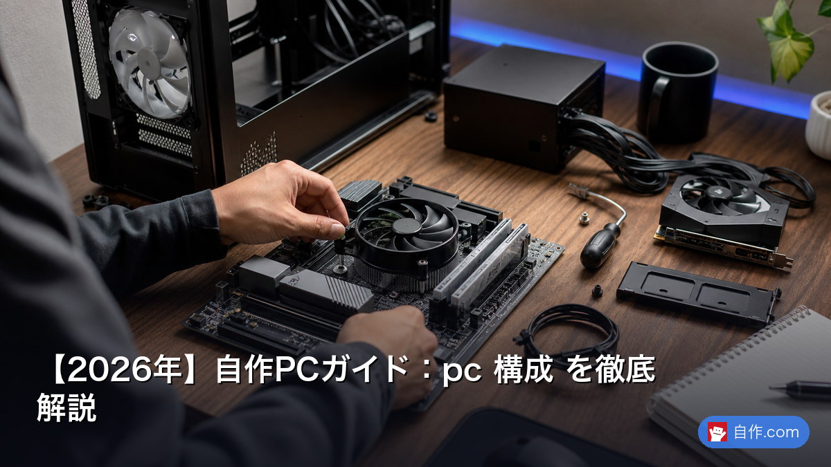 2026年】自作PCガイド：pc 構成 を徹底解説 | 自作PC関連記事 - 自作.com
