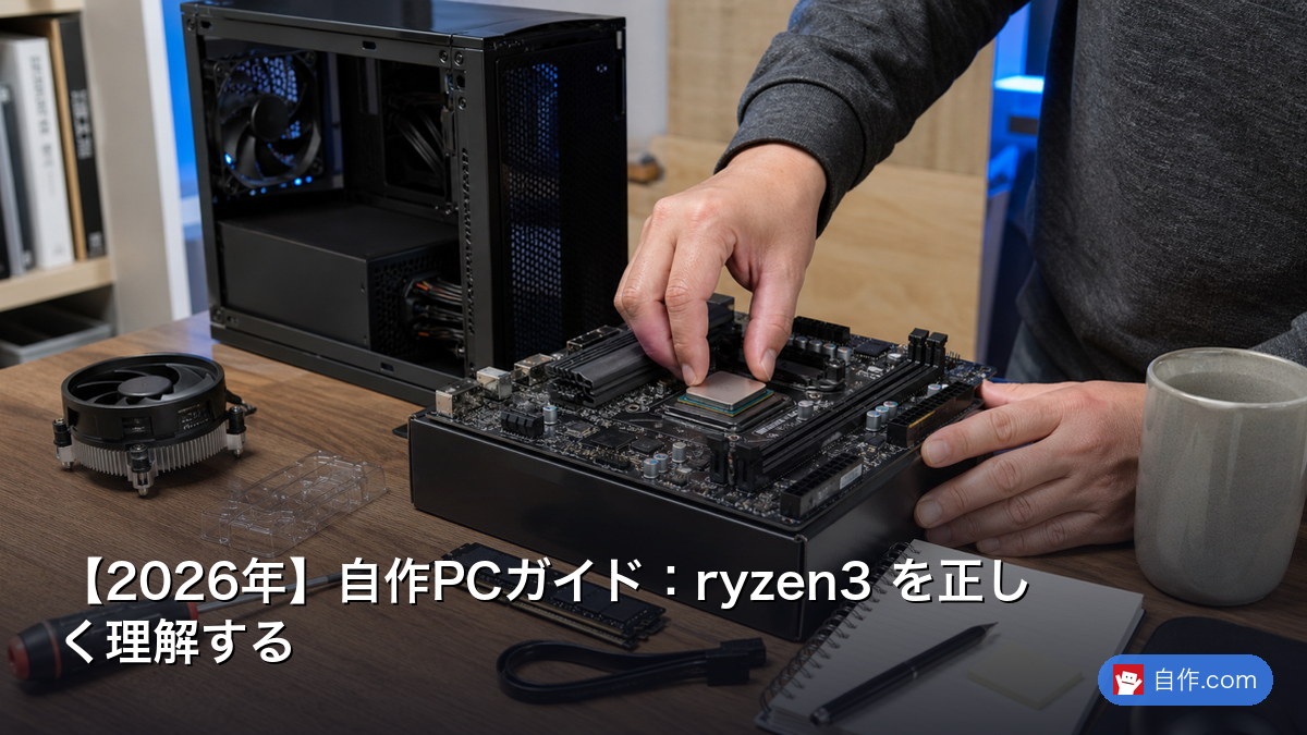 2026年】Ryzen 3はどんな人向け？性能・格安自作PC構成・Intel比較を