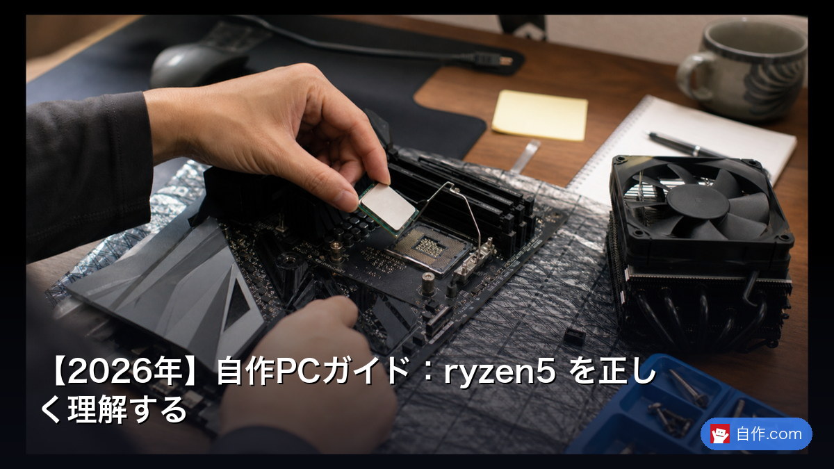 2026年】自作PCガイド：amd ryzen 5 を徹底解説 | 自作PC関連記事