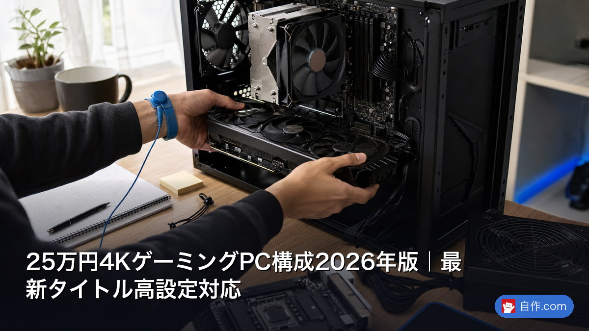 30万円ハイエンドPC構成 2026年版｜4Kゲーミング＆クリエイティブ