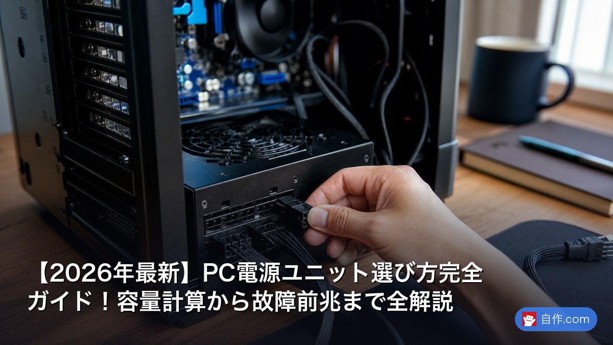 2026年最新】PC電源ユニット選び方完全ガイド！RTX 4090やCore i9対応
