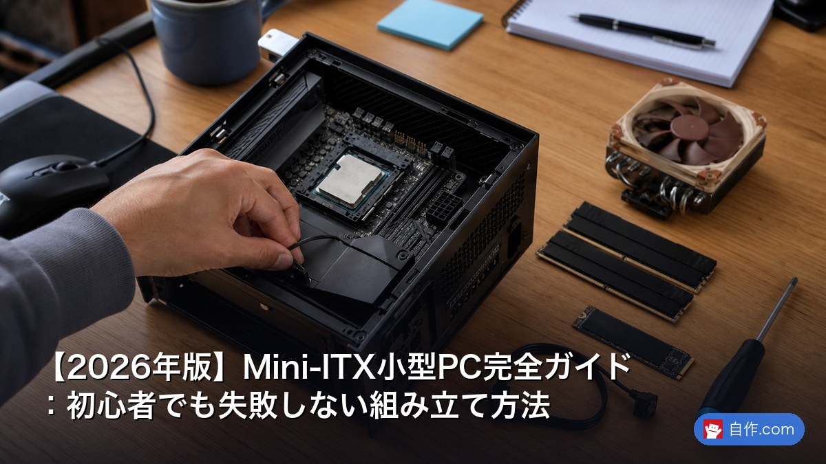 2026年版】Mini-ITX小型PC完全ガイド：初心者でも失敗しない組み立て