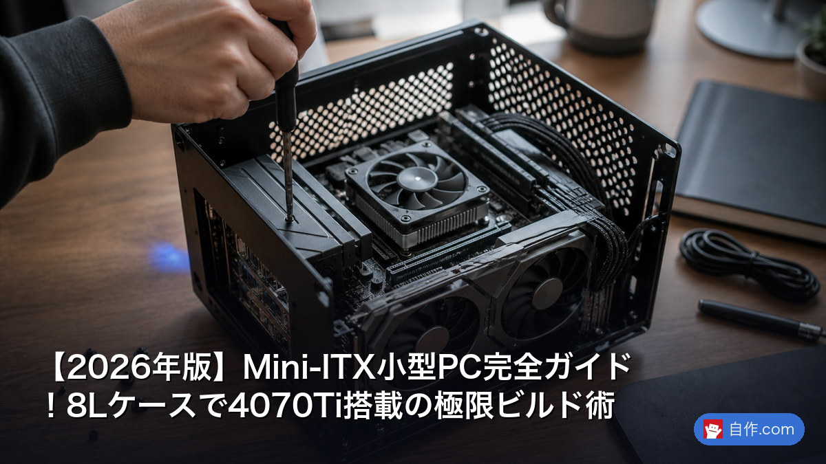 2026年】Mini-ITX最強構成2026：小型でもハイエンド性能 | 自作PC関連