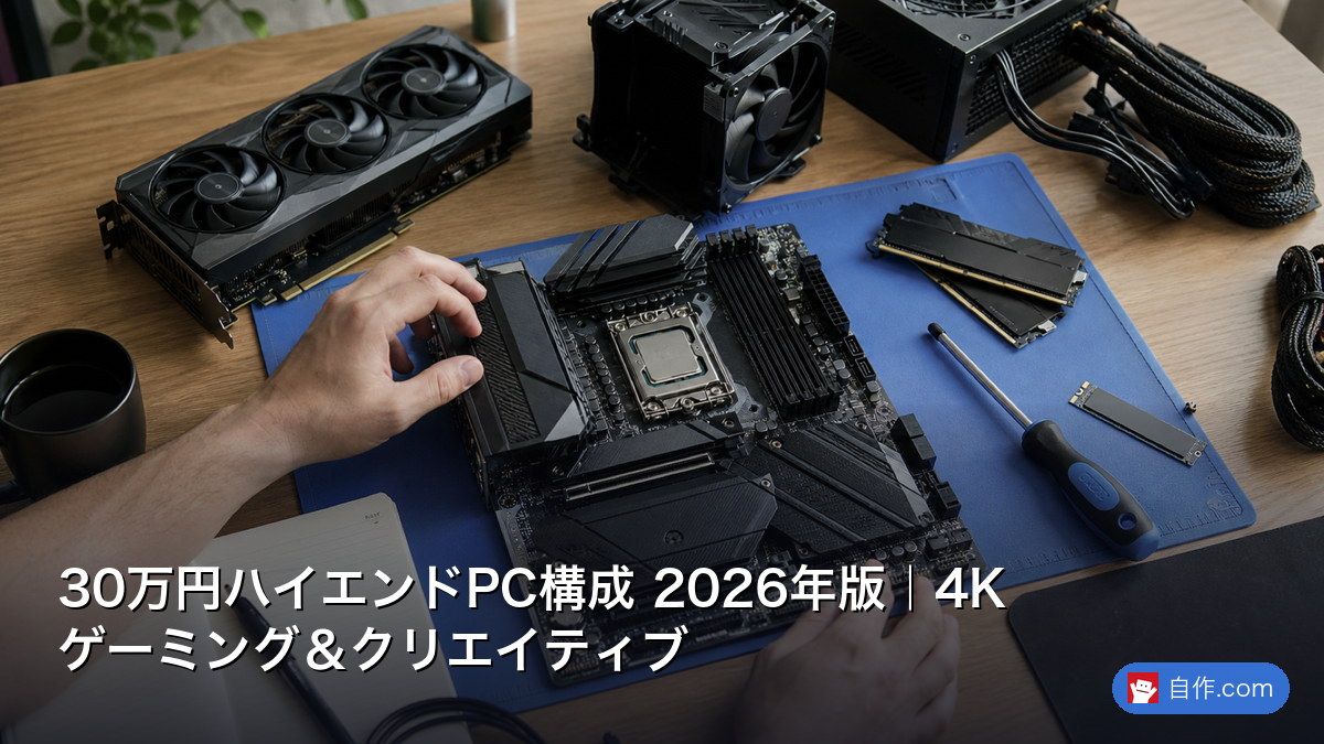 30万円ハイエンドPC構成 2026年版｜4Kゲーミング＆クリエイティブ