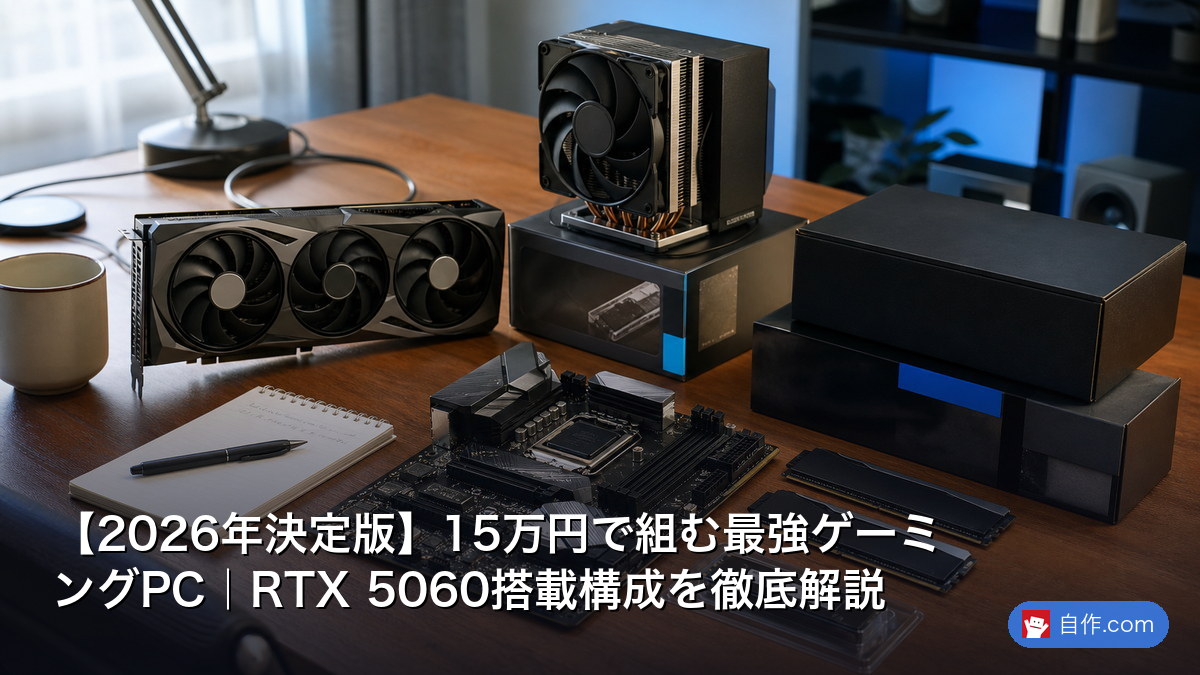 2026年決定版】15万円で組む最強ゲーミングPC｜RTX 5060搭載構成を徹底 