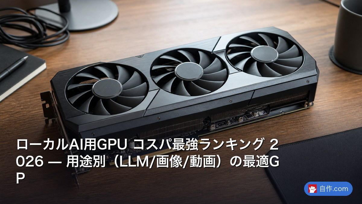 ローカルLLM GPU別推論速度 完全ベンチマーク 2026 — RTX/RX別トークン