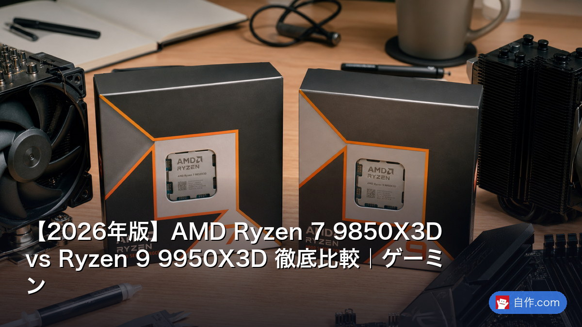 2026年】Ryzen 9 9900X3D レビュー｜ゲーミング最強CPUの実力 | 自作PC