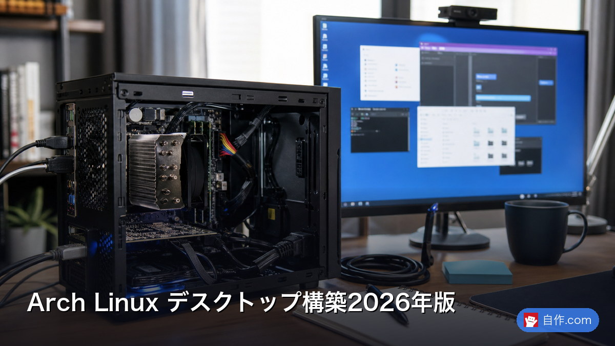 Arch Linux デスクトップ構築2026年版 | 自作PC関連記事 - 自作.com