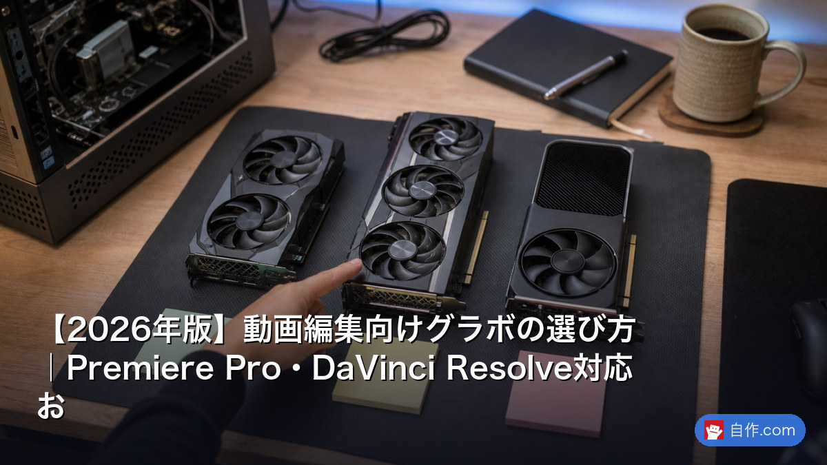 2026年版】動画編集向けグラボの選び方｜Premiere Pro・DaVinci