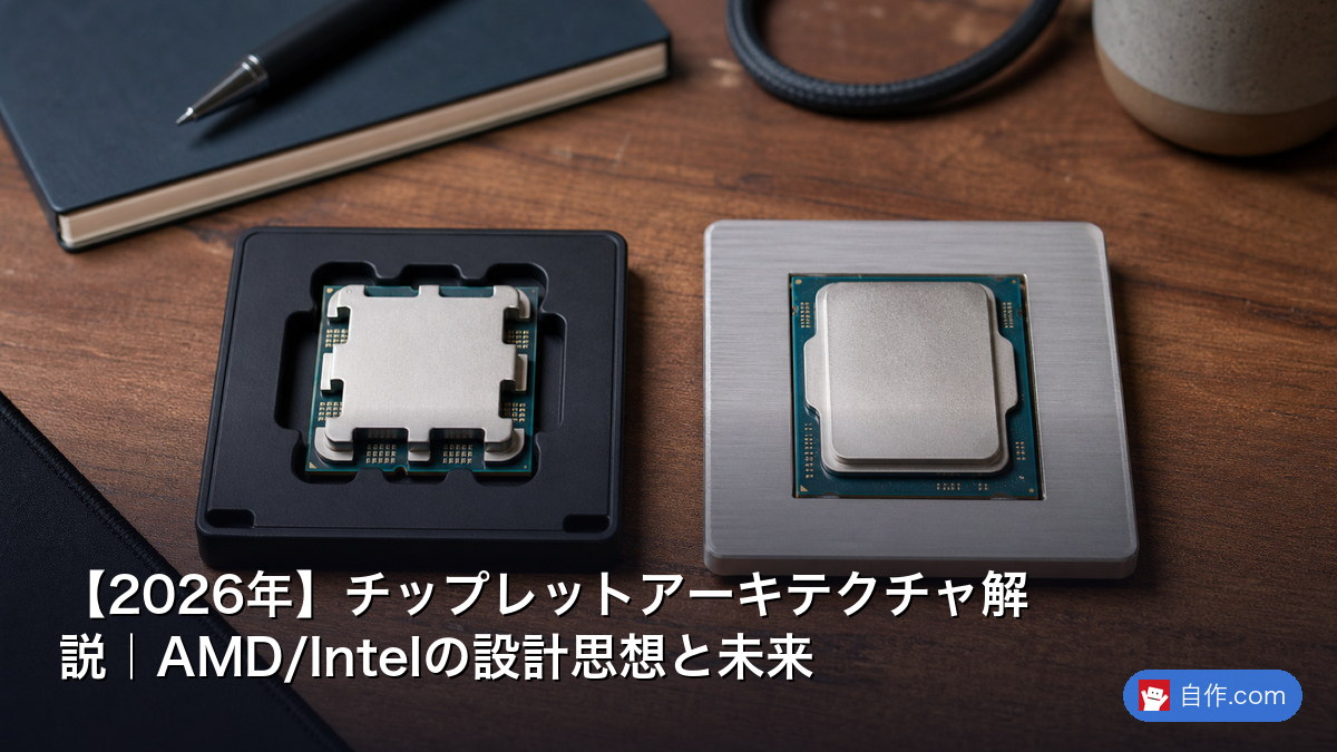 2026年】チップレットアーキテクチャ解説｜AMD/Intelの設計思想と未来
