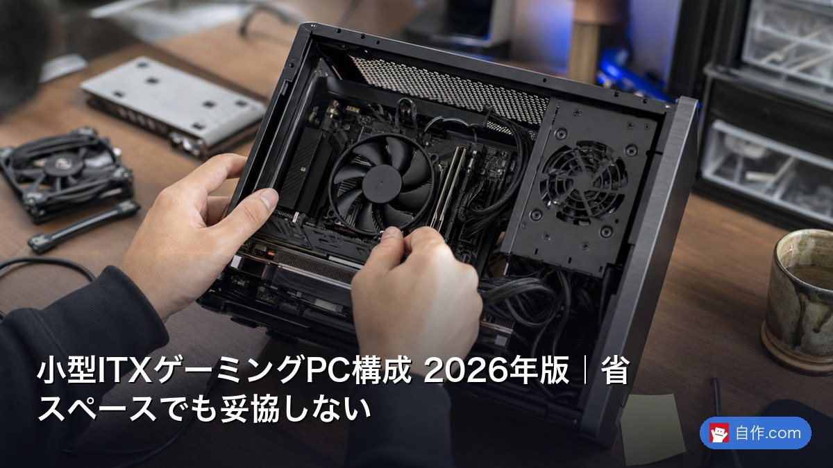 小型ITXゲーミングPC構成 2026年版｜省スペースでも妥協しない | 自作