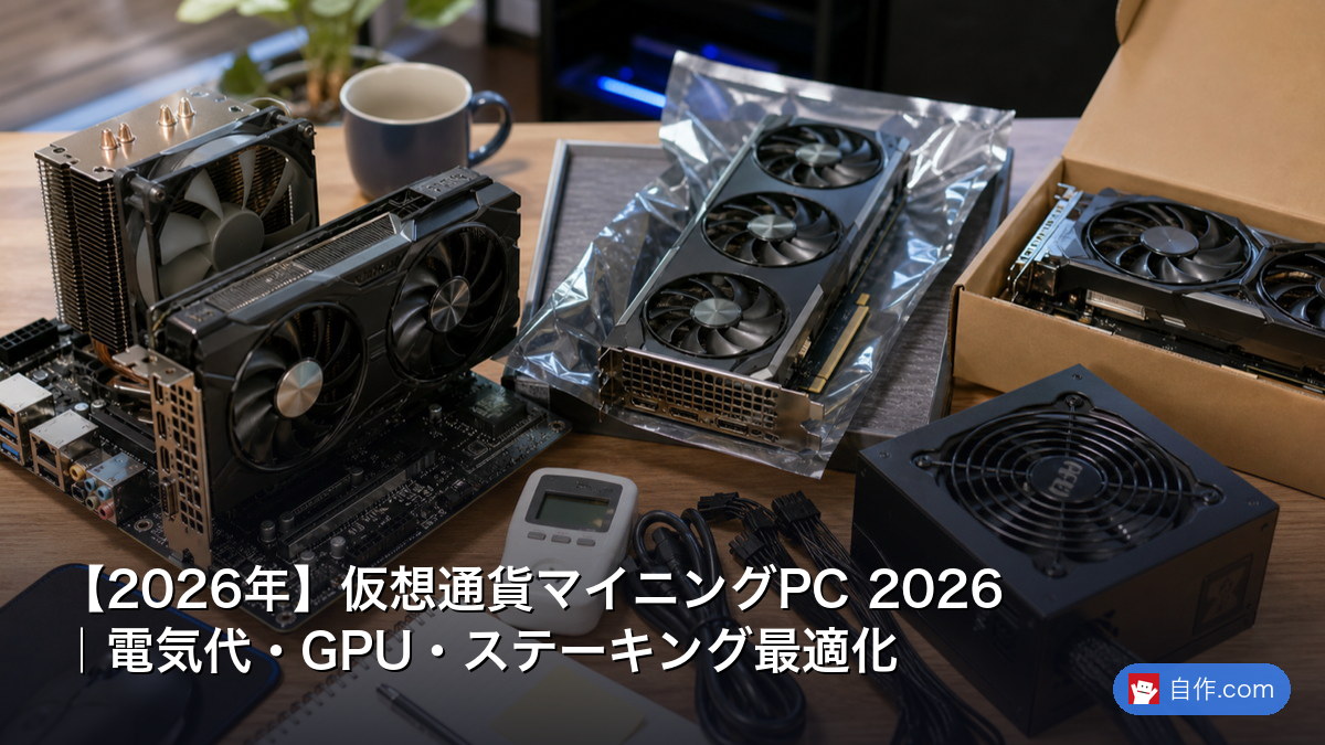 2026年版 仮想通貨マイニングPC構築ガイド｜収益性・効率・法規制完全