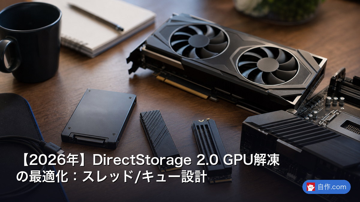 【2026年】DirectStorage 2.0 GPU解凍の最適化：スレッド/キュー設計 | 自作PC関連記事 - 自作.com
