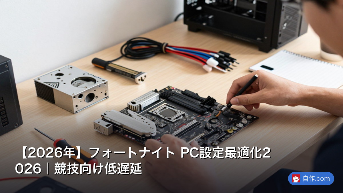 2026年】フォートナイト PC設定最適化2026｜競技向け低遅延 | 自作PC