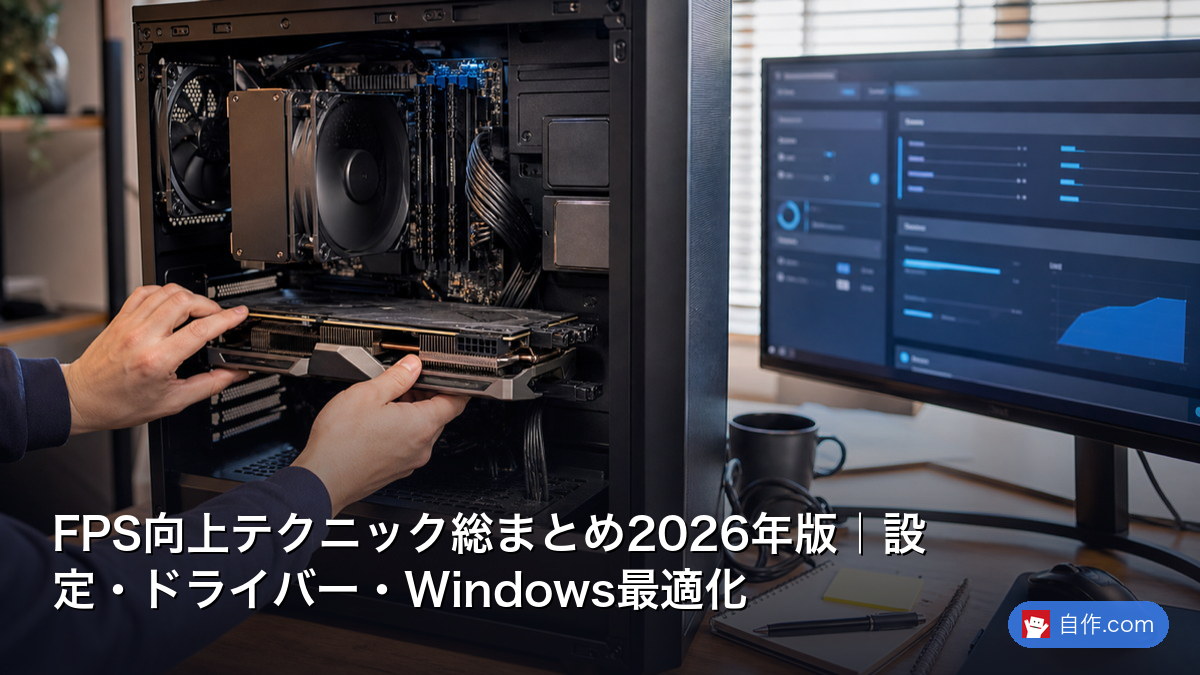 FPS向上テクニック総まとめ2026年版｜設定・ドライバー・Windows最適化 