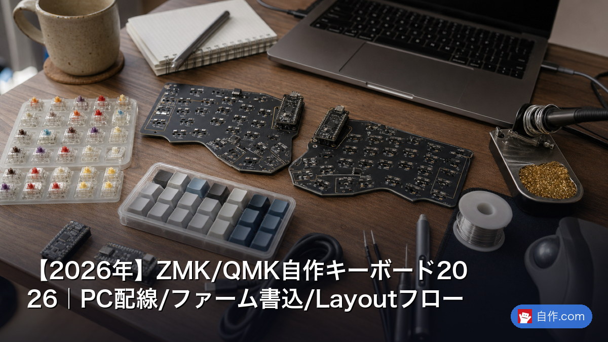 2026年】メカニカルテンキー 自作ガイド｜基板設計からファームウェア