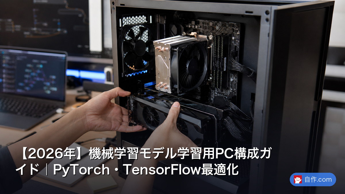 機械学習・マイニング御用達パソコン 2026年】機械学習モデル学習用PC構成ガイド｜PyTorch・TensorFlow最適