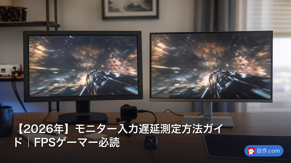 2026年版】【実測データ公開】ゲーミングモニター応答速度の真 | 自作