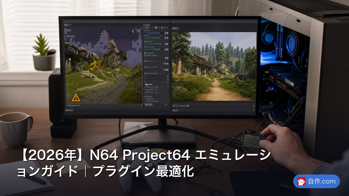 Project64 Graphics 【2026年】N64 Project64 エミュレーションガイド|プラグイン最適化 | 自作PC関連記事 - 自作.com