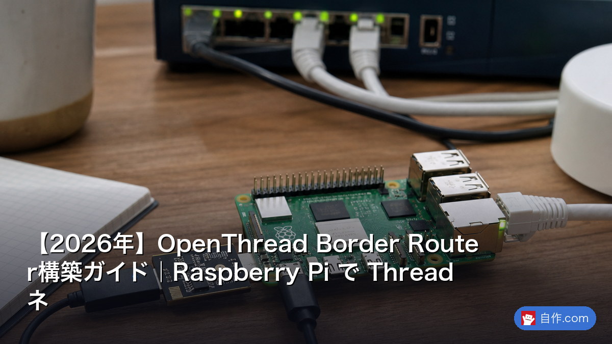 【2026年】OpenThread Border Router構築ガイド｜Raspberry Pi で Thread ネットワーク | 自作 ...
