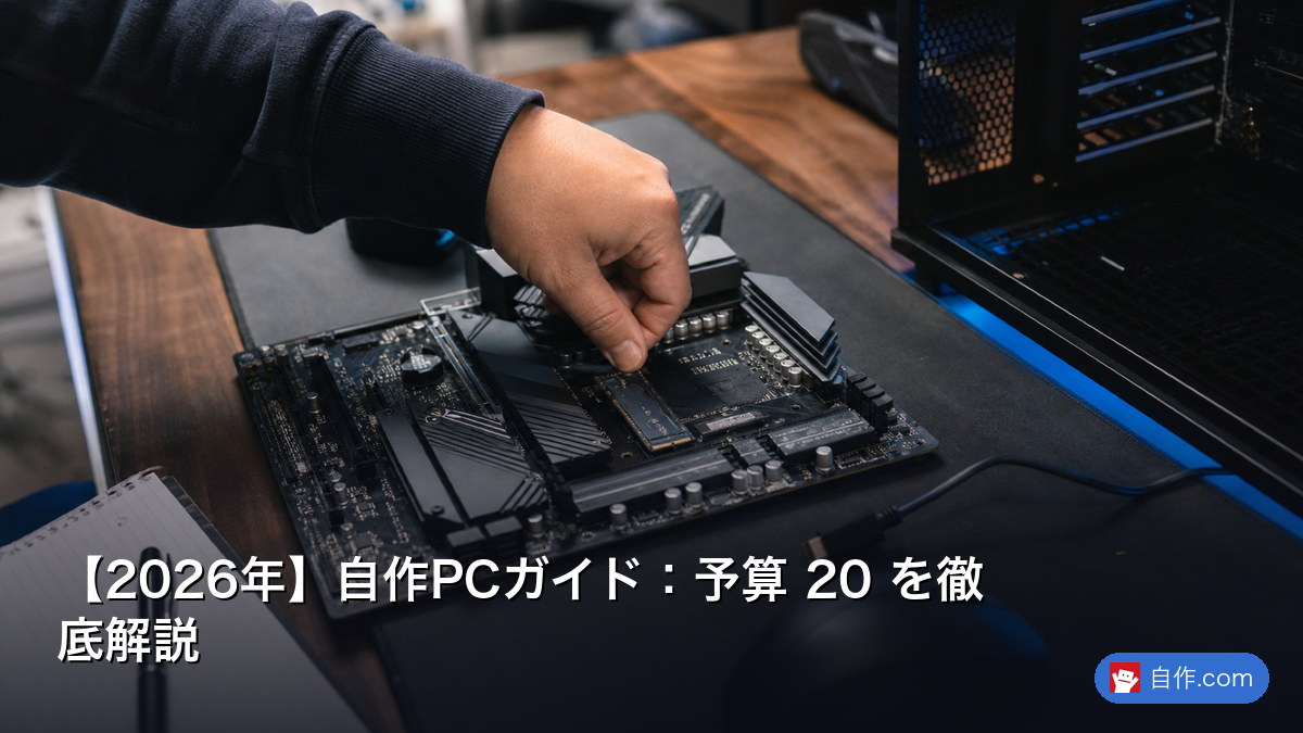 2026年版】予算20万円で組む自作PC｜用途別おすすめ構成3選 | 自作PC 