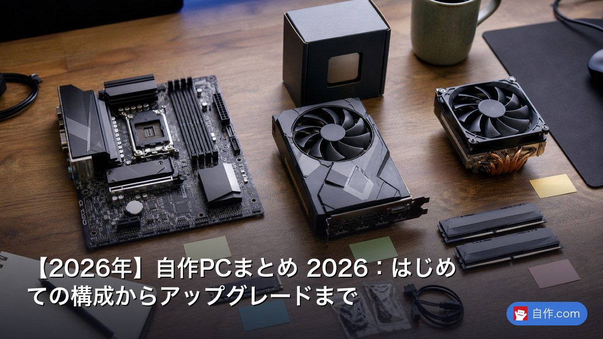 2026年版 自作PC構成ガイド：予算別・用途別おすすめパーツ完全解説 