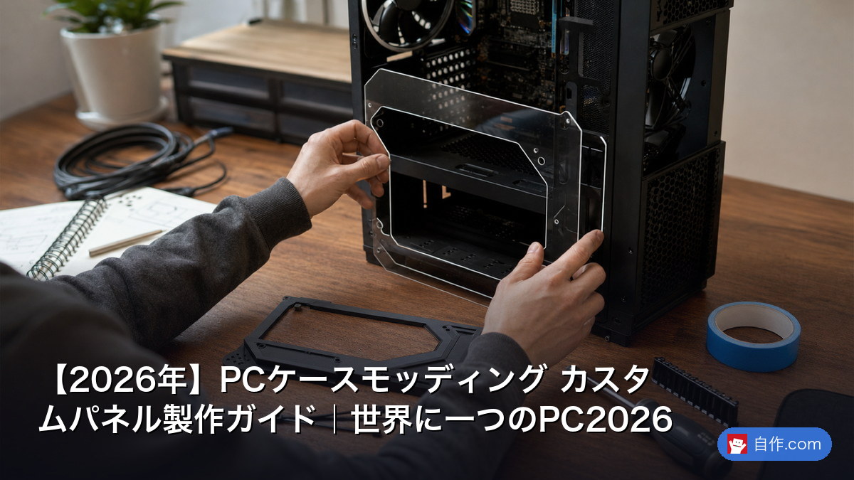 2026年最新版】PCケースカスタム改造：オリジナル筐体の|初心者必見