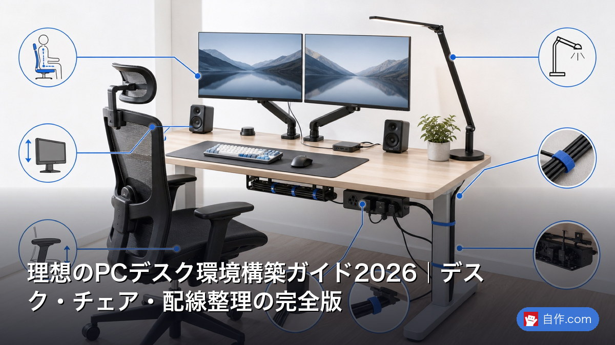 2026年】ミニマリストPCデスクセットアップ｜極限まで減らした究極の 