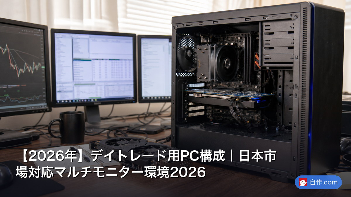 2026年版】デイトレーダー専用PC構築ガイド！勝てるトレード環境の