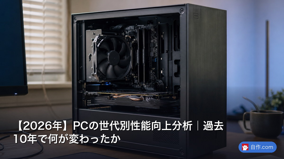 2026年】PCの世代別性能向上分析｜過去10年で何が変わったか | 自作PC 