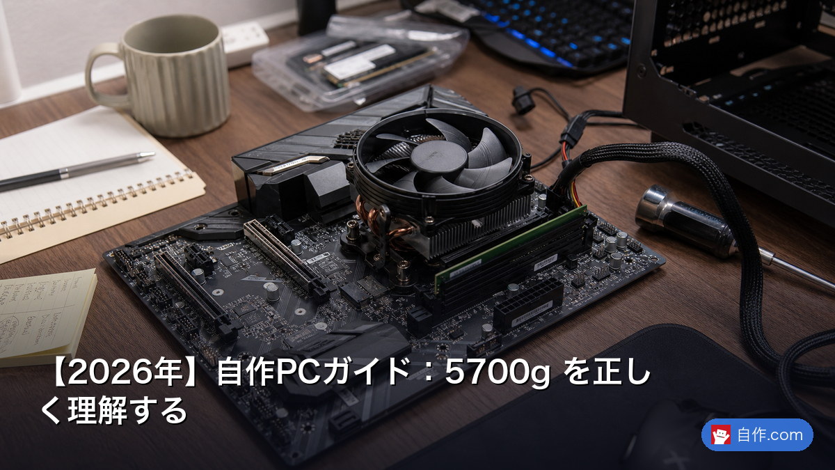 2026年】自作PCガイド：5700g を正しく理解する | 自作PC関連記事