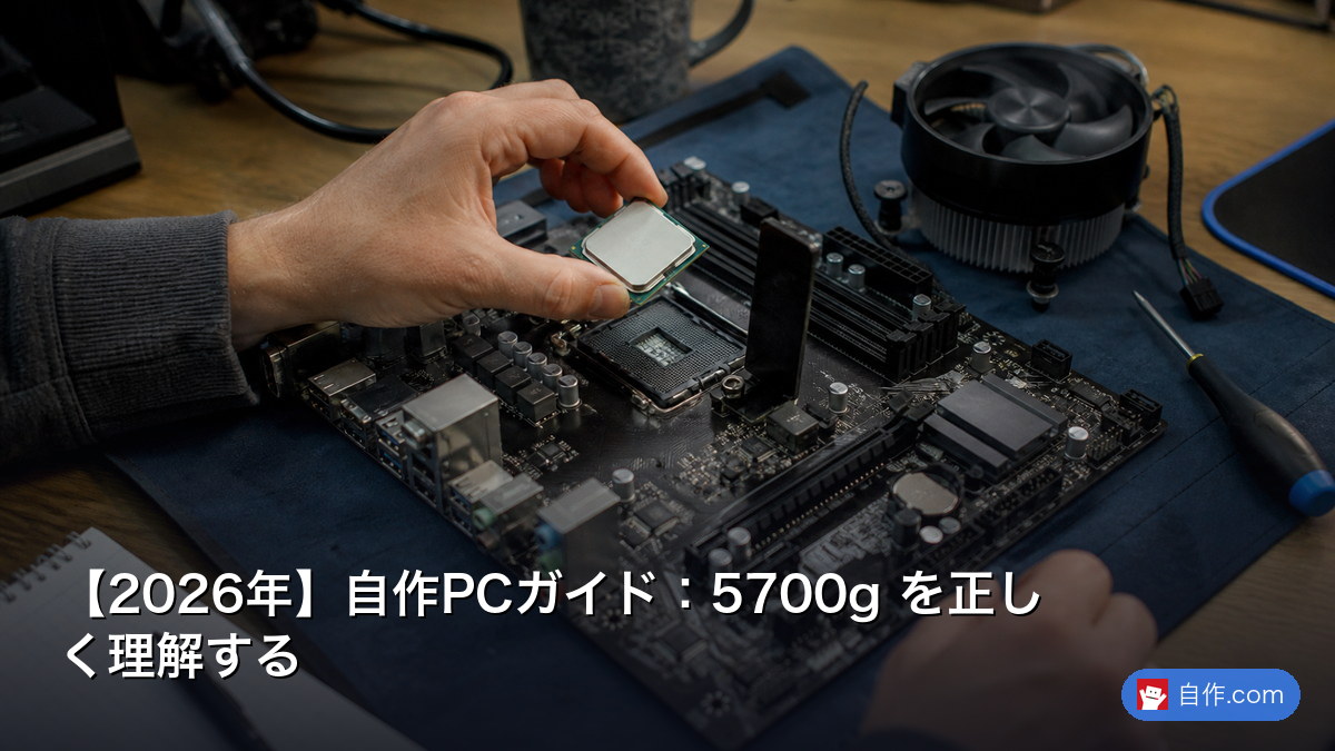 2026年】自作PCガイド：5700g を正しく理解する | 自作PC関連記事 