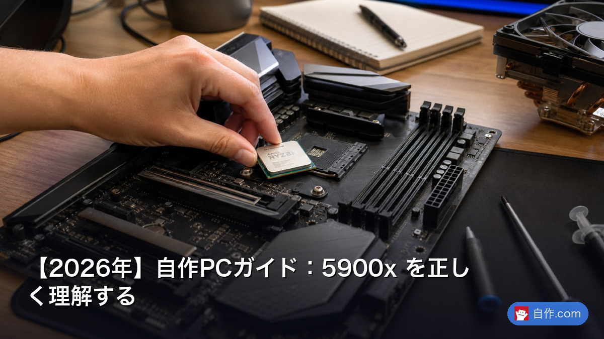 2026年】自作PCガイド：5900x を正しく理解する | 自作PC関連記事