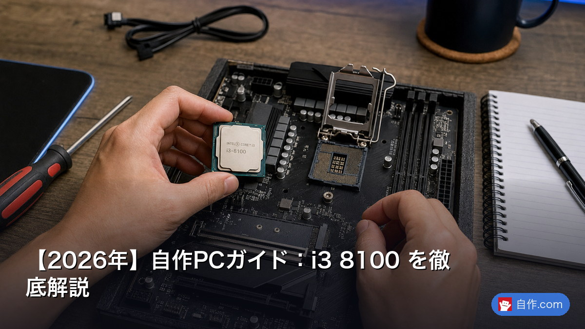 2026年】自作PCガイド：core i3 8100 を徹底解説 | 自作PC関連記事
