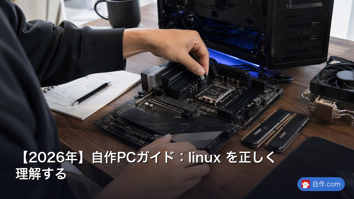 2026年版】Linux自作PCビルドガイド！Ubuntu/Fedora完全対応ハード 