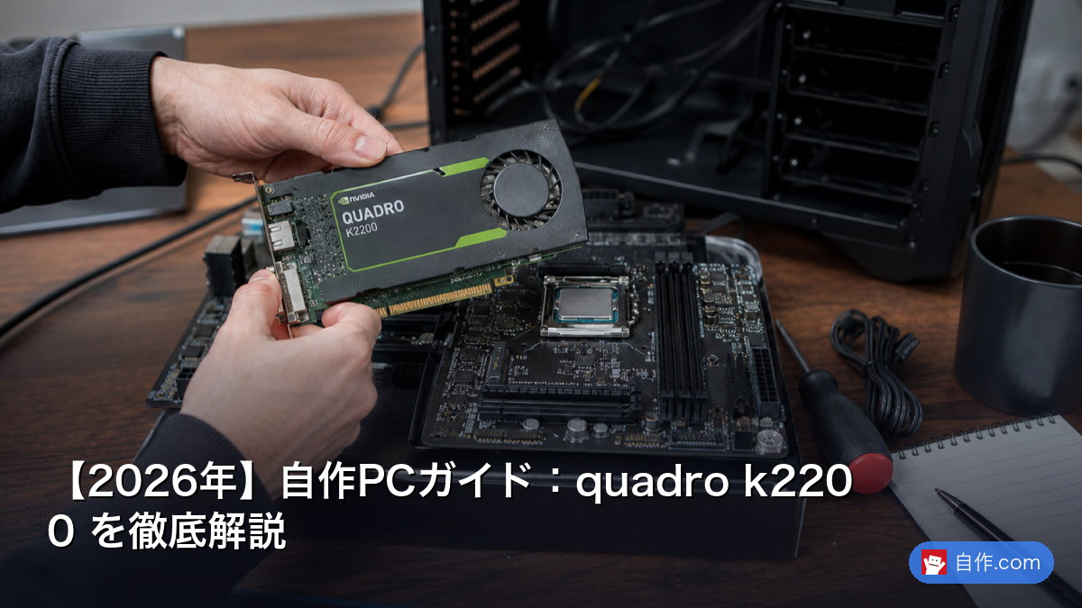 2026年】自作PCガイド：quadro k2200 を徹底解説 | 自作PC関連記事