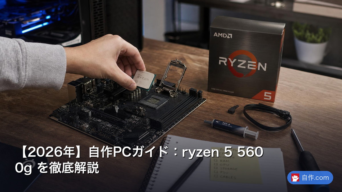 2026年】自作PCガイド：ryzen 5 5600g を徹底解説 | 自作PC関連記事