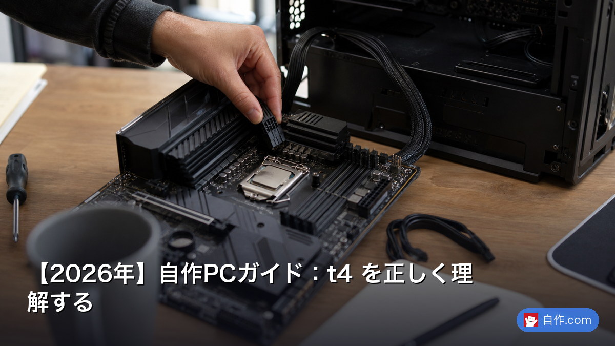 2026年】自作PCガイド：t4 を正しく理解する | 自作PC関連記事 - 自作.com