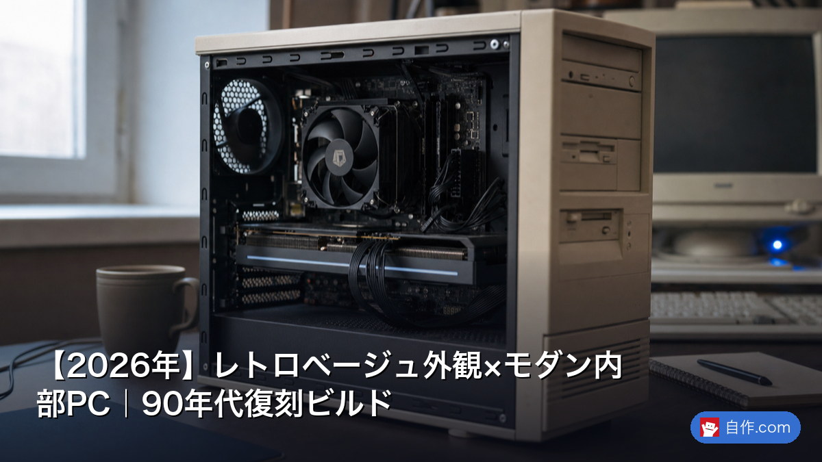 2026年版】レトロPC構築ガイド｜古い筐体に最新パーツを入れるリビルド