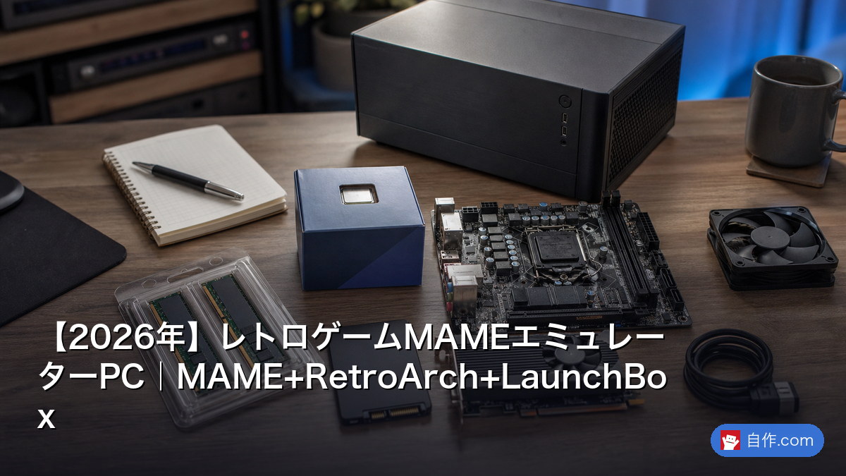 2026年】アーケードMAMEエミュレーションPC｜CRT再現+低遅延+ROM管理 