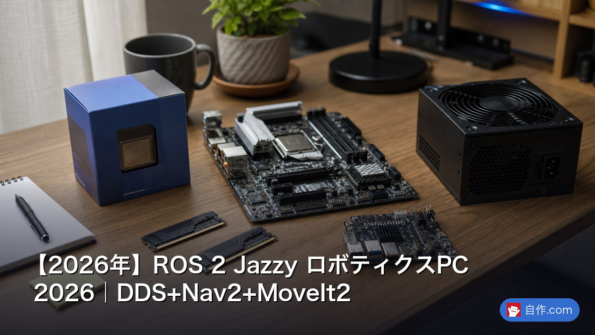 2026年】ROS 2 Jazzy ロボティクスPC 2026｜DDS+Nav2+MoveIt2 | 自作PC 