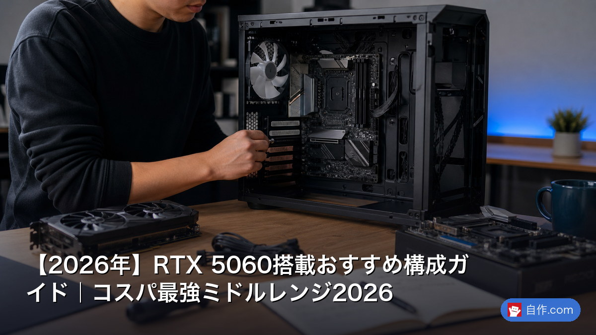 2026年決定版】15万円で組む最強ゲーミングPC｜RTX 5060搭載構成を徹底